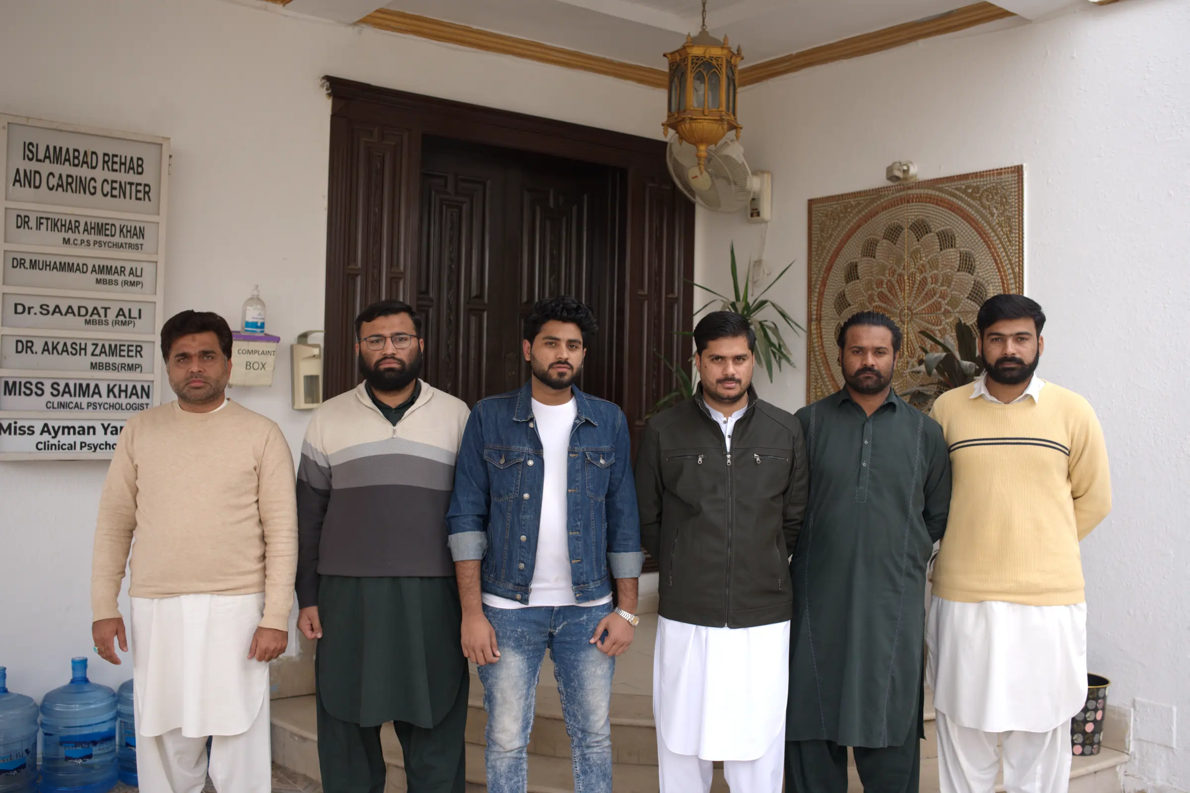 Management and support staff at Islamabad Rehab and Caring Center